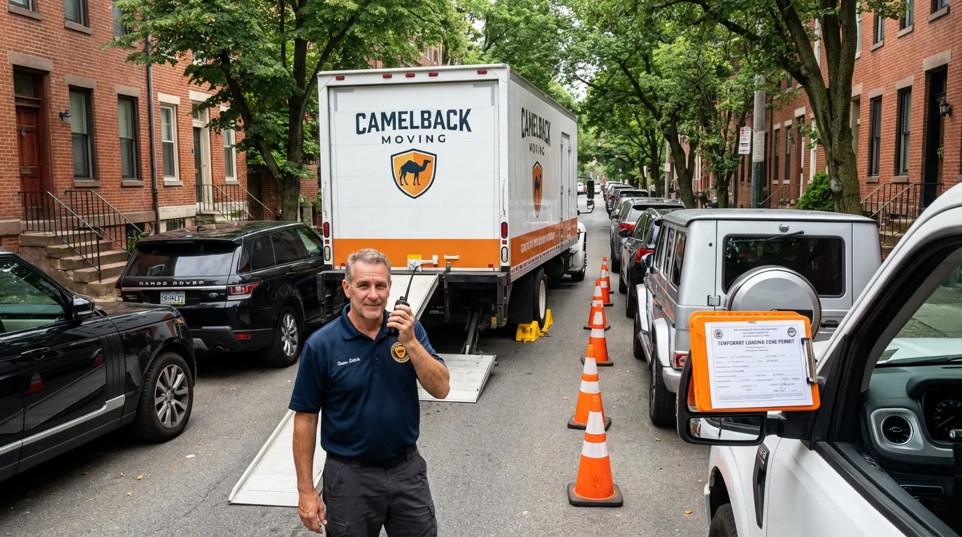 City street loading permit setup in Gates Mills, OH